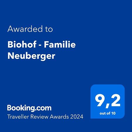 Willa Biohof - Familie Neuberger Pottelsdorf Zewnętrze zdjęcie